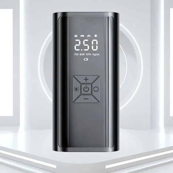 120W Portable Digital Tire Inflator — Wireless & Wired