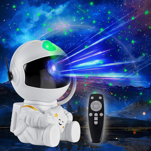 Astronaut Galaxy Projector, 360 Adjustable Star Projector, Starry Night Light Projector With Timer A