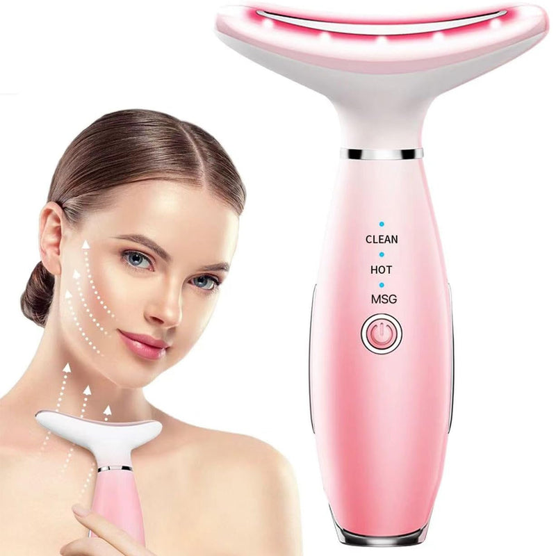 3-in-1 Facial Massager with Heat & Vibration