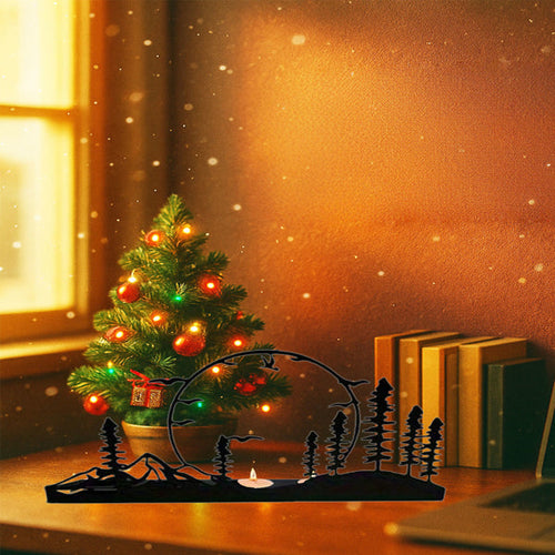 Antler Candle Holders Set — Rustic Farmhouse Decor