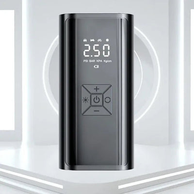 120W Portable Digital Tire Inflator — Wireless & Wired
