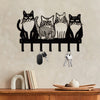 Adorable Cat Wall Hooks Set - Image 2