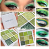 9 Color Green Eyeshadow Palette - Image 5