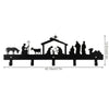Aluminum Nativity Scene Decor — Holiday Wall Hanging - Image 2