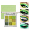 9 Color Green Eyeshadow Palette - Image 3