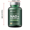 NAD Supplement With Resveratrol -120 Capsules, Anti-Aging Cellular Energy&Repair - Image 2