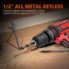 Cordless hammer drill set with 2 batteries - Image 5