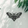 Vintage Moth Metal Wall Art - Image 6