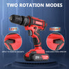 Cordless hammer drill set with 2 batteries - Image 6