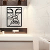 Whimsical Nose-Pinch Metal Wall Sculpture - Image 2