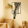 Modern Zebra Wall Art — Chic Black & White Decor - Image 1