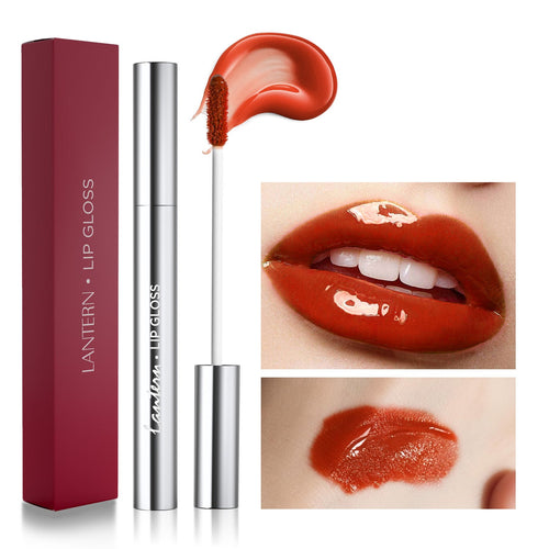 4 Colors Lip Gloss,Hydrating Lip Tint,Long Lasting Waterproof, High Shine Glossy Mirror Lip Stain, L