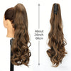 22 inch wavy curly clip-in ponytail extension - Image 2