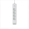 Pan European Power Strip — 4 Outlets & 2 USB Ports - Image 4