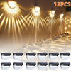 6 Pack Solar Fence Lights - Image 1