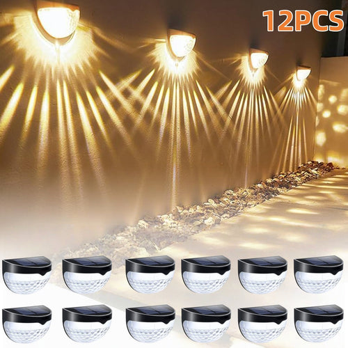 6 Pack Solar Fence Lights