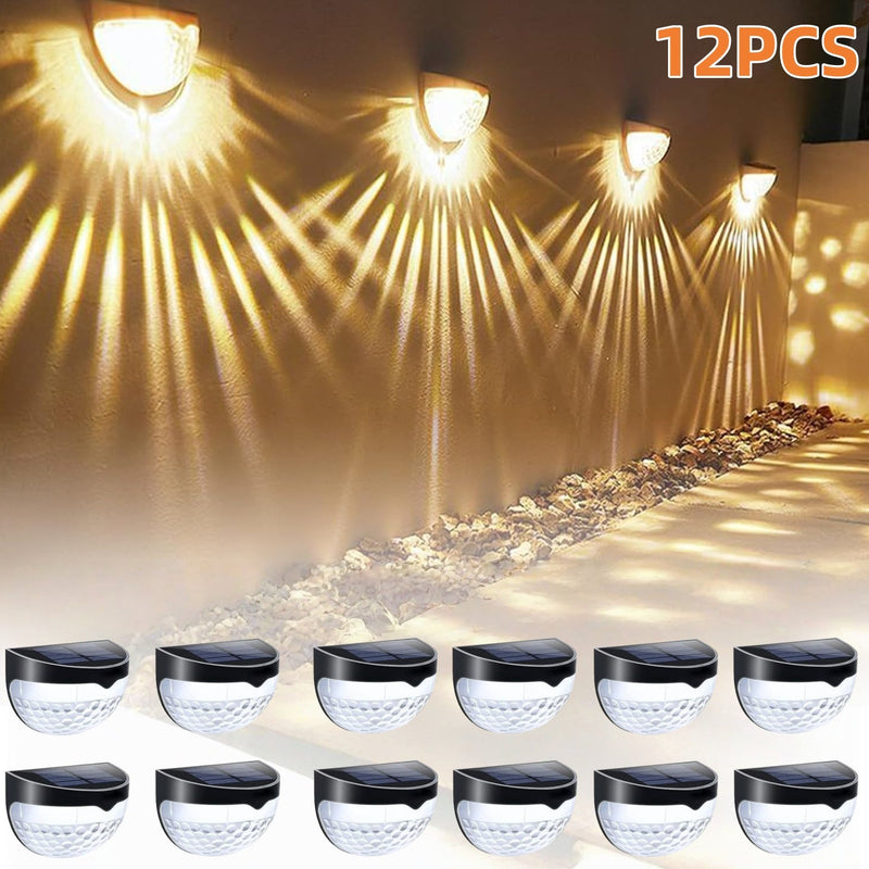 6 Pack Solar Fence Lights