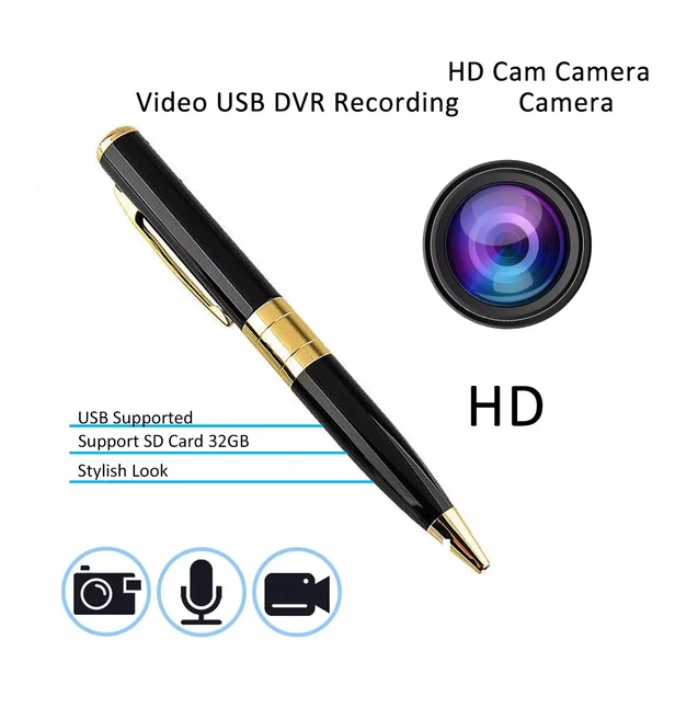 Mini Hidden Pen Camera with 1080P HD Recording