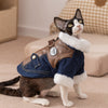 Dog and Cat Winter Denim Coat - Image 8