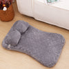Soft Plush Pet Bed Mat with Pillow - Image 1