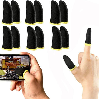 10x Mobile Game Thumb Sleeves Phone Gaming Finger Sleeve Cod Mobile Anti-sweat