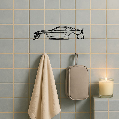 Laser-Cut Sports Car Wall Art — Sleek Design