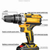 Support Pan European：21V Cordless Drill Driver Li-Ion Drill Driver With 2 Battery Charger - Image 4