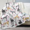 Great Dane Dog Blanket - Image 1