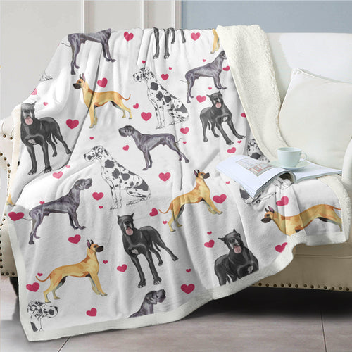 Great Dane Dog Blanket