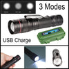 USB Rechargeable Tactical Zoom Torch - Image 3