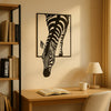 Modern Zebra Wall Art — Chic Black & White Decor - Image 2