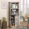 Rustic Kitchen Buffet with Hutch - Image 1