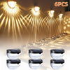 6 Pack Solar Fence Lights - Image 2