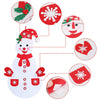 DIY Felt Christmas Snowman Decoration Kit - Image 2
