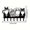 Adorable Cat Wall Hooks Set - Image 5