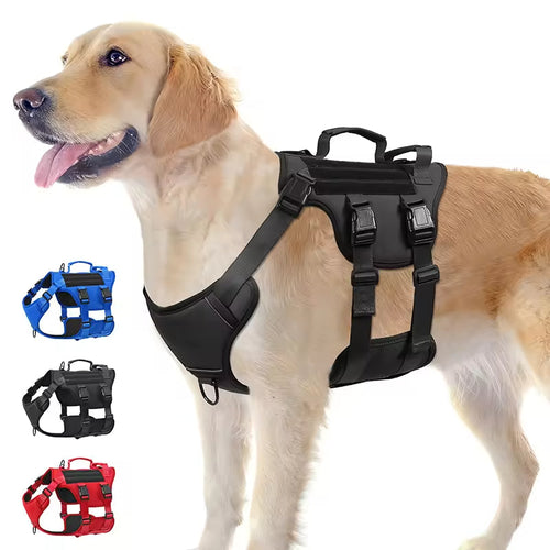 Durable tactical dog harness