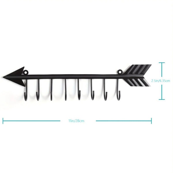 Bow Arrow Wall Hooks — Space Saving Coat Rack