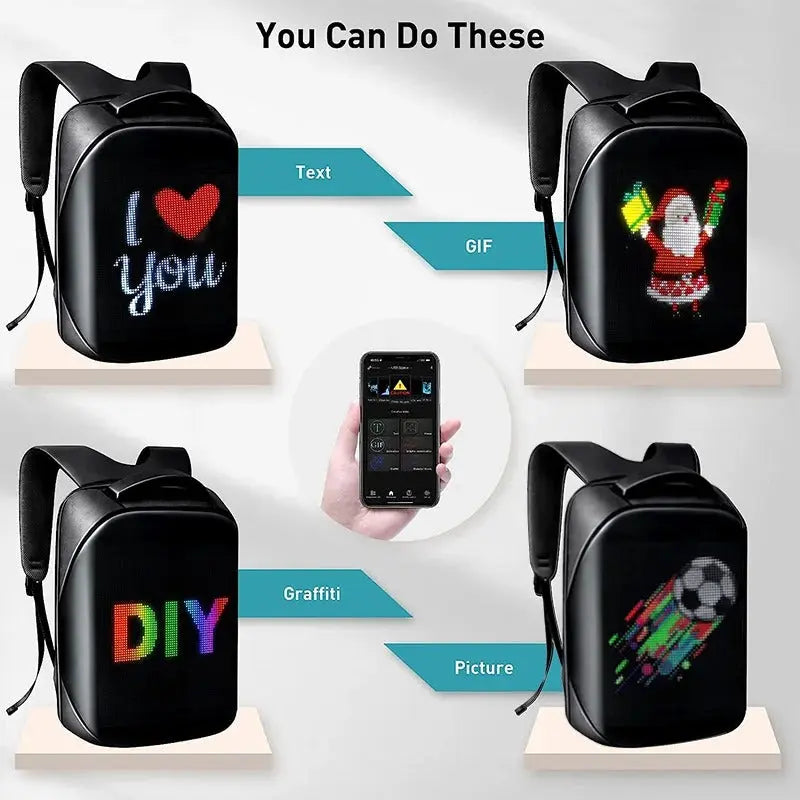 LED Advertising Backpack Dropsure