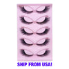 5 Pairs False Lashes Eyelashes Extension - Image 3