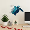 Handcrafted Iron Sea Turtle Wall Art—Coastal Theme - Image 3