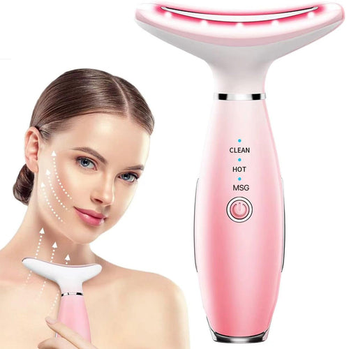 3-in-1 Facial Massager with Heat & Vibration