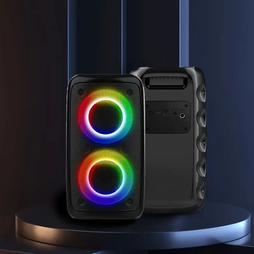 Wireless Speaker with Subwoofer and Disco Light