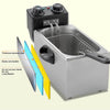 2000W Adjustable Temperature Deep Fat Fryer - Image 2