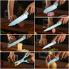 13 Piece Kitchen Knife Set with Guards - Image 5