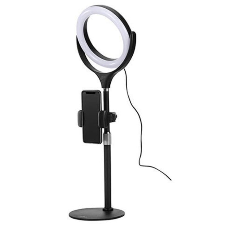Dimmable LED Ring Light with Tripod
