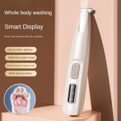 Dog Paw Trimmer — LED Light & Waterproof