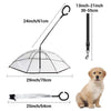Clear Dog Umbrella for Small Breeds - Image 2