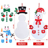 DIY Felt Christmas Snowman Decoration Kit - Image 4