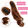 22 inch wavy curly clip-in ponytail extension - Image 6