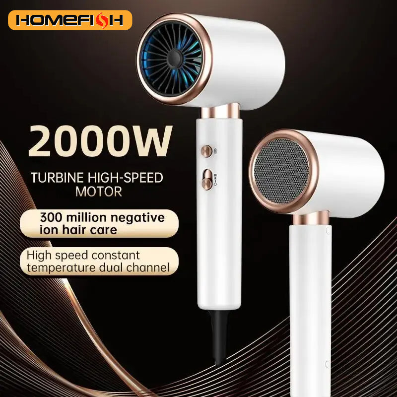 2000W Professional Hair Dryer with Air Brush Function
